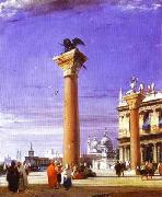 Richard Parkes Bonington, St. Mark's Column in Venice